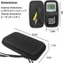 Xberstar Case for Texas Instruments TI-84 TI-83 Plus CE Graphing Calculators and More - Hard EVA Travel Carrying Shockproof Storage Bag (Pure blac...