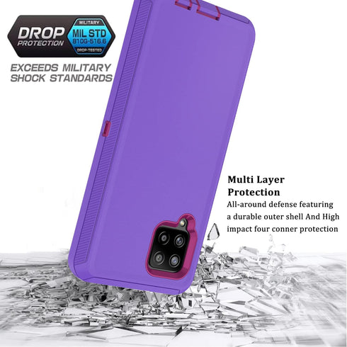 Galaxy A42 5G Case for Samsung Galaxy A42 5G Case Military Drop Shockproof Armor Heavy Duty Rugged 3 in 1 Protection Cover for Galaxy A42 5G Phone...