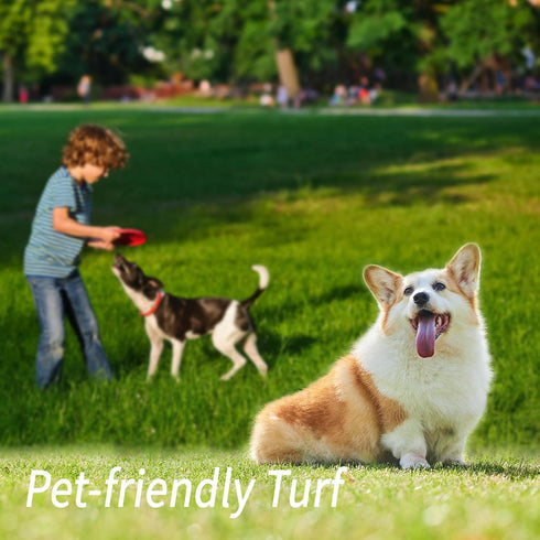 Artificial Grass Rug Indoor Outdoor, Realistic Thick Synthetic Fake Grass Mat for Dogs, Garden Lawn Landscape Patio Grass...
