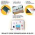 Magnetic Sheets with Adhesive Backing - 4x6 10 Pack Adhesive Sheets for Magnetic Stickers and Photos - 100% Customizable...