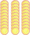 30 PCS Artificial Lemon Slices - Simulation Lemon Slices Plastic Fake Fruit Artificial Lifelike Small Fruit Model for Home Kitchen Table Party Dec...
