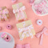 10Rolls Pink Baby Shower Grosgrain Ribbon Pink Bear Heart Paw Printed Ribbon for Baby Shower Diaper Cake Decorations Birthday Party DIY Craft...