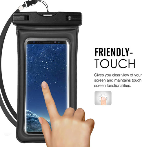 Floating Waterproof Dry Bag w/Armband & Lanyard for Samsung Galaxy S10+ S9+ S8+ / A20 A30 A50 M30 A6+ A7 A8+ / J4+ J6+ J8 / Huawei P30 Pro/Motorol...