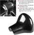 Fydun Gear Shift Knob Car Carbon Fiber Interior Shift Knob Cover Trim Shift Knob Cover Handbrake Grip Interior Decor for A5 / 2012-2016...