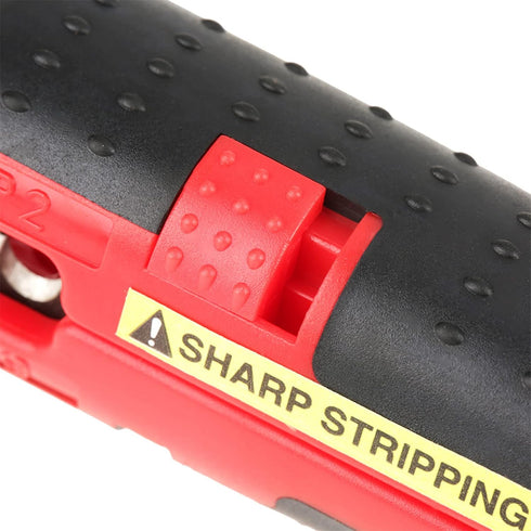 Wire Stripper Tool with SK5 Steel Blade Pen Shape Design Safety Lock, Self Adjusting Wire Dismantling Stripper TPR and ABS Handle Designed for Reg...