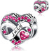 July Birthstone Charms 925 Sterling Silver fit for Bracelet Necklace Mother's Day (7-July)...