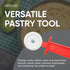 Pasta Cutter Wheel - Hand Ravioli Cutter - Dough Pastry Crimper for Baking - Fluted Pastry Cutter Wheel with Plastic Handle...