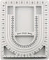 1Pc Bead Tray Necklace Design Board 32x24cm Gray Flocked Bead Design Board for Jewellery Making...