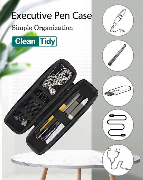 Slim Pencil Case for Adults, Travellers, Insulin Travel, Small Pencil Case Hard Shell, Simple Thin Waterproof Pen Case Organizer Box for Stylus To...