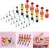 Allazone 56 PCS Polymer Clay Extruder kit, Rotary Clay Extruder with 20 Tips Sugar Extruder Disks, Polymer Clay Cutters, Clay DIY Tool for Clay Mo...