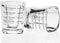 BCnmviku Espresso Shot Glasses Measuring Cup Liquid Heavy Glass for Baristas 2oz for Single Shot of Ristrettos (2 pack)...