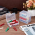 BENECREAT 6 Pack Clear Plastic Box Clear Storage Case Collection Organizer Container with Hinged Lid and Hangers For Organizing Small Parts Office...
