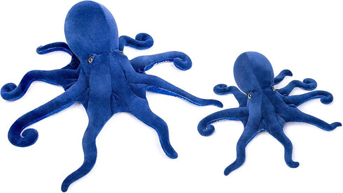 ZHONGXIN MADE Simulation Octopus Plush Toy - Blue 18" Soft Real Life Octopus Stuffed Animal Toys, Lifelike Deep Sea Creeping Animal Octopuses Plus...