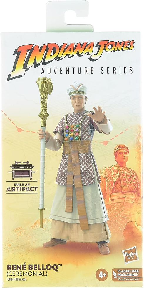 Indiana Jones Hasbro and The Raiders of The Lost Ark Adventure Series René Belloq (Ceremonial) Toy,6-Inch Action Figures,4 and Up...