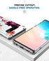 KIOMY Clear Case for Samsung Galaxy S10+ / S10 Plus, Airbag Corners Shockproof Bumper Protective Phone Cover, Hybrid Design Hard PC Back with Flex...