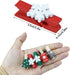 100pcs Christmas Wood Clips Xmas Tree Snowflake Elk Gloves Clothespins DIY Photo Pegs Hanging Clips for Party Favors Home School Art Craft Decor...
