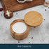 KITCHENDAO Bamboo Salt Cellar Bowl Box?Elegant Kitchen Salt Container Holder with Swivel Magnetic Lid to Store Pepper Spice Bath Salt Sea Salt Her...