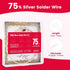 Silver Solder Wire Hard Silver Solder 22 Gauge for Jewelry Repair Silver Repair 5 FT...
