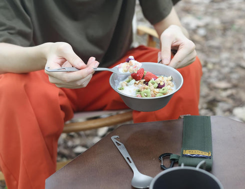 Titanium Camping Utensil Set, Titanium(Ti) Spork, Spoon Fork & Bottle Opener Combo Camping Cutlery...