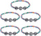 choice of all 5Pcs Hematite Bracelets for Women Hematite Bracelet Circle Star Laser Anklet Promote Metabolism Pain Relief Anklet...