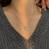 Kokoma Dainty Lollipop Pendant Necklace 925 Sterling Silver CZ Crystal Sugar Bow Knot Sweet Candy Choker Necklaces Chain Link Cute Jewelry Gifts f...