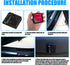 Pack-2 Car Door Lights, Red Skull LED Ambient Car Decorative Lights, HD Automatic Logo Projector Universal Lights for Most Cars SUVs (Black)...