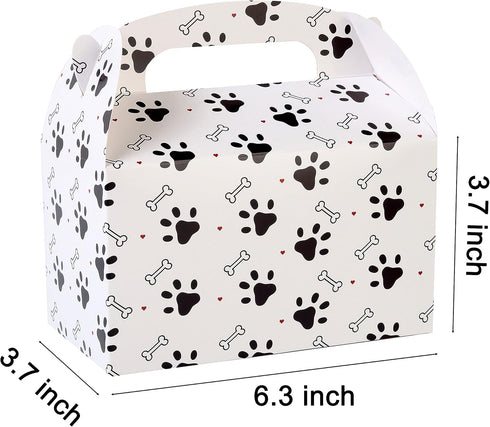 Puppy Dog Pet Gift Treat Boxes Paw Patrol Birthday Decorations 12 Pack Dog Party Favor Boxes for Kids Birthday Party Baby Shower Decorations...