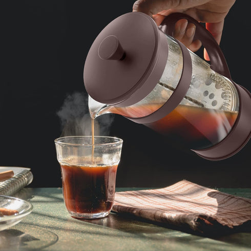 Utopia Kitchen 12 Ounce 0.35 Liter French Press Coffee Maker, Tea Maker, Travel Coffee Presses, Heat Resistant Thickened Borosilicate Coffee Pot f...