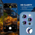 CloudValley Camera Lens Protector for iPhone 13 Pro - iPhone 13 Pro Max, 9H Tempered Glass Film, Aluminum Alloy Lens Protective Cover, Colorful...