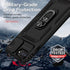 for iPhone 8 Plus Case,iPhone 7 Plus Case,iPhone 6 Plus Case,with Slide Camera Cover+ HD Screen Protector,Rotated Ring Kickstand Military Grade Sh...