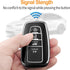 Sindeda Compatible With Toyota Key fob Cover with Leather Keychain,Soft TPU Full Cover Protection,Key fob case for RAV4 Camry Avalon Corolla Highl...
