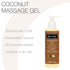 Bon Vital' Coconut Massage Gel Made with 100% Pure Fractionated Coconut Oil, Great for At-Home Use in Relaxing Back Massages & Neck Massages, Mois...