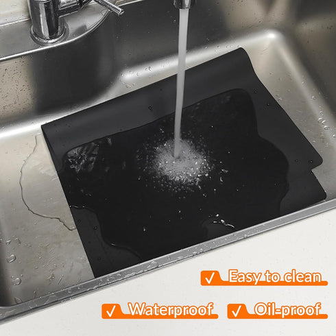 Silicone Mats for Kitchen Counter, Large Silicone Multipurpose Table Mat, Silicone Pad Desk Work Mat, Nonstick Nonskid Countertop Protector, Place...