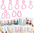 Keoker 15 Organic shape Clay Cutters for Polymer Clay Jewelry, Polymer Clay Cutters for Clay Earrings Jewerlry Making (ALL)...