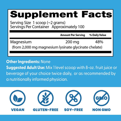 Doctor's Best High Absorption Magnesium Powder,White, 100% Chelated TRACCS, Not Buffered, Headaches, Sleep, Energy. Non-GMO, Vegan, Gluten Free, 2...