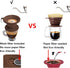 Collapsible Coffee Dripper Pour Over Coffee Filter, Silicone Reusable Coffee Maker,Paperless Coffee Brew Maker,Dishwasher Safe,Carabineer for Hiki...