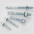3/8x3" 10Pcs Inch Standard Fasteners for Heavy-Duty Zinc Wedge Anchors for Cement and Concrete...