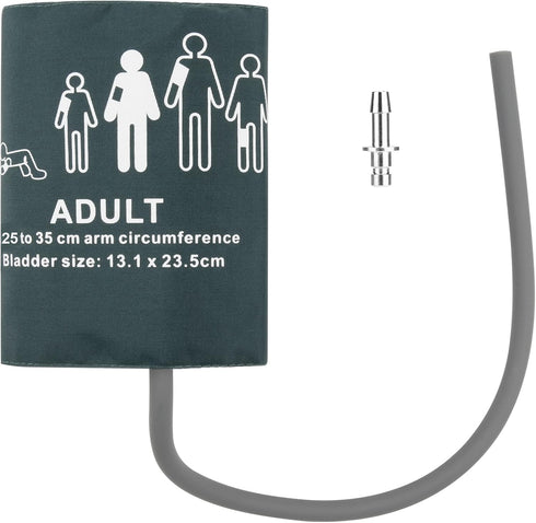 Cosmos Blood Pressure Monitor Replacement Cuff with Metal Air Hose Connector for Blood Pressure Monitor and Machine for 25-35 cm Upper Arm Circumf...