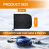 2 PCS Car Side Mirror Snow Cover, 12.9" x 10.6" 210D Silver-Coated Oxford Cloth Waterproof Dustproof Side Mirror Cover, All-Season Protection Mirr...