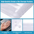 30 Pieces Large Stamp and Die Storage Pockets Clear Die Storage Envelopes Scrapbooking Storage Cutting Dies Stencil Organizer Holder Album Embossi...