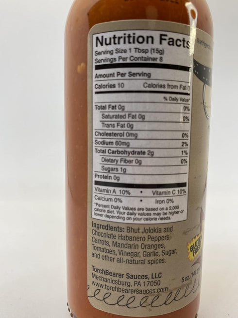 TorchBearer Sauces Ultimate Annihilation Ghost Chili Hot Sauce, 5 Fl Oz, Heat level: 7 - XXX Extra Hot - All Natural, Extract-Free, Made in USA...