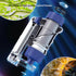 Portable Pocket Microscope MiniLabsters Handheld Miniscope 80X-160X LED Light with Sliders Kit for Kids (Blue)...