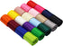 1-1/2 Inch Wide Solid Color Double Sided Polyester Satin Ribbon 20 Colors X 2 Yard Each Total 40 Yds Per Package...