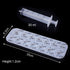 2 Pieces Resin Ring Molds Silicone Ring Molds Assorted Sizes Ring Casting Mold Resin Casting Circle Jewelry Molds with Syringe in 20 ml for DIY Cr...