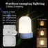 LED Outdoor Rechargeable Lantern Table Lamp Camping Lanterns Small Lanterns Battery Powered Portable Lantern Night Light Desk Lamp Cordless Lamp P...