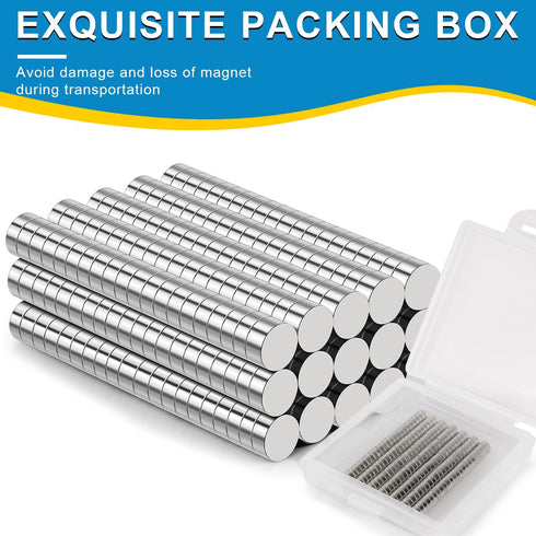 Small Magnets, 900 Pack Refrigerator Magnets 4x2mm Rare Earth Magnets Neodymium Magnets for Crafts, Whiteboard, Kitchen Cabinet...