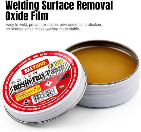Rosin Soldering Flux, Lead-Free Solder Paste Flux, Flux for Soldering, Rosin Solder Flux For Electronics SMD PCB LED Soldering & Repair (1.76oz/50...