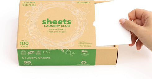 Sheets Laundry Club Laundry Detergent Sheets (Fresh Linen & Lavender)...