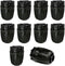 1/2 Inch Drip Irrigation Fittings End Caps, 10 Pack End Plugs for (1/2" ID x 0.6-0.63" OD)16mm DripTubing Connectors, Barbed Locked End Cap Connec...