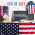 4 Pieces 4th of July Stencil 4th of July patriotic Template Reusable Plastic 4th of July Independence Day Stencil Set for Painting on Wood Wall Do...